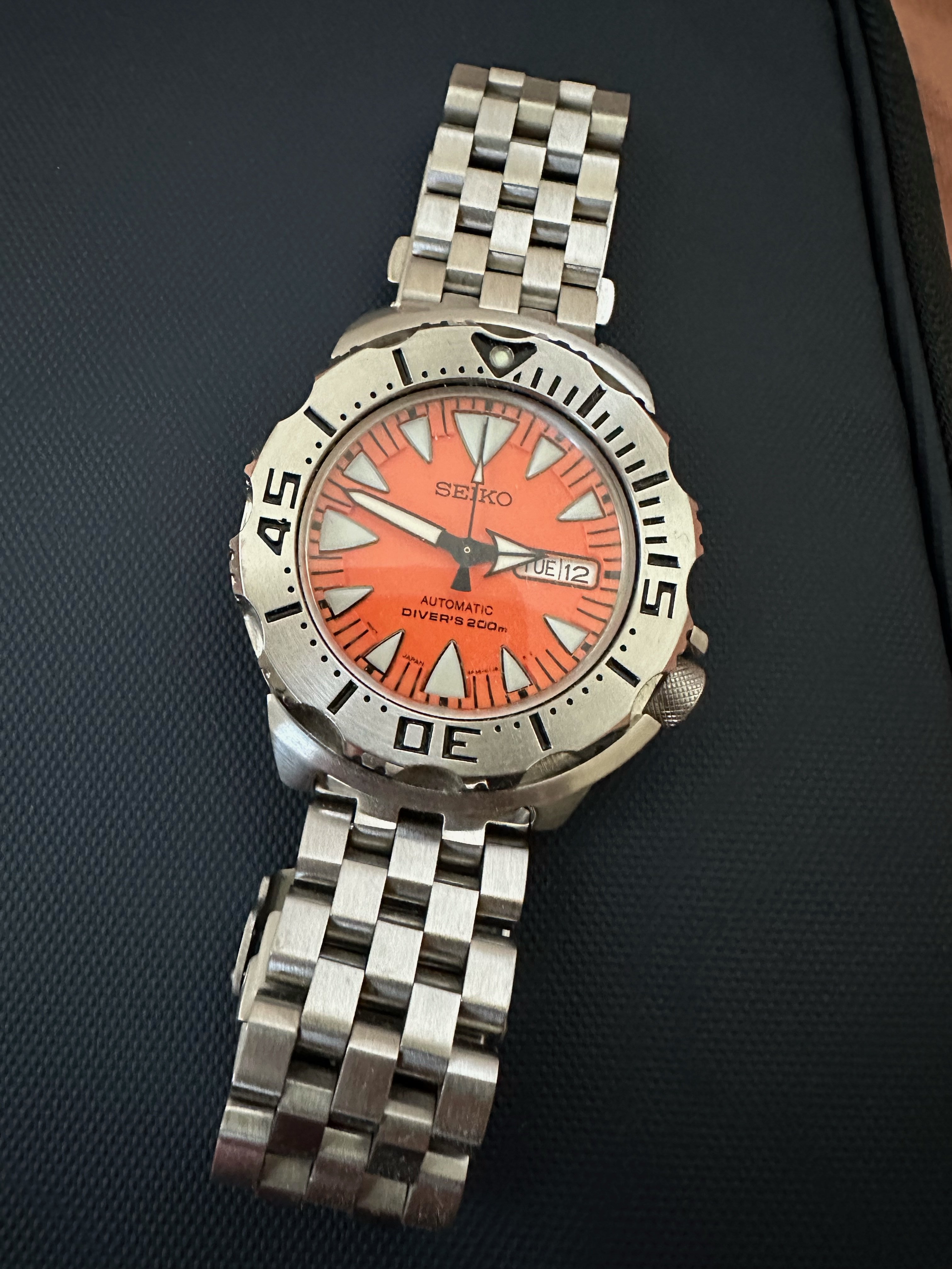 Seiko 2nd Generation Orange Monster SRP309