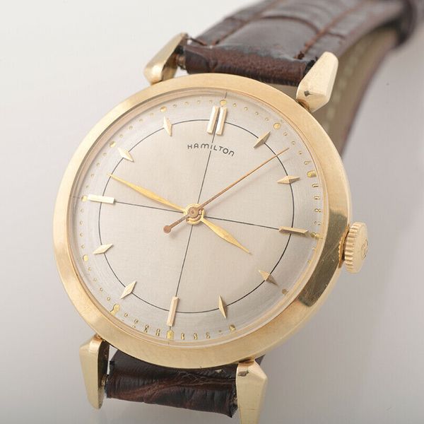 RARE Vintage Hamilton cal. 735 10K G.F. watch running mechanical ...