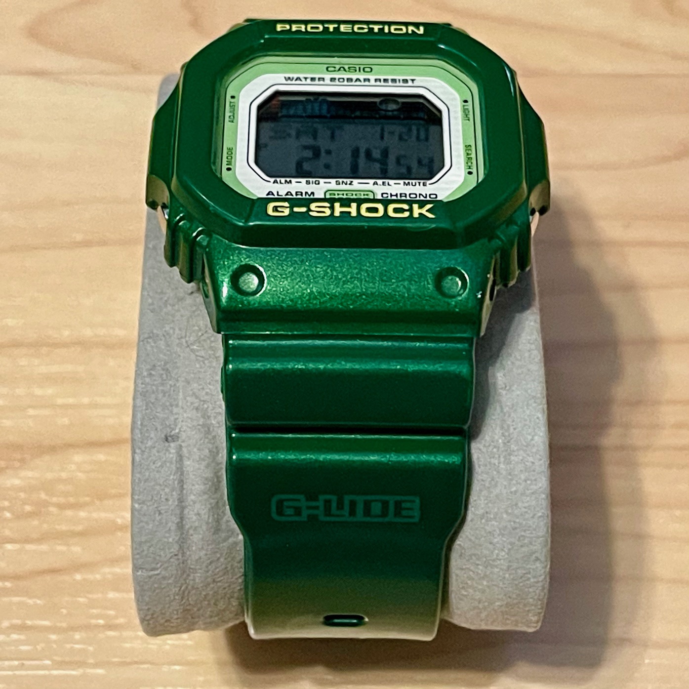 WTS] Casio G-Shock GLX-5600A-3 G-Lide Square Green Tide & Moon
