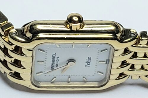 RAYMOND WEIL FIDELIO GENEVE 18K GOLD ELECTROPLATED WOMEN WATCH