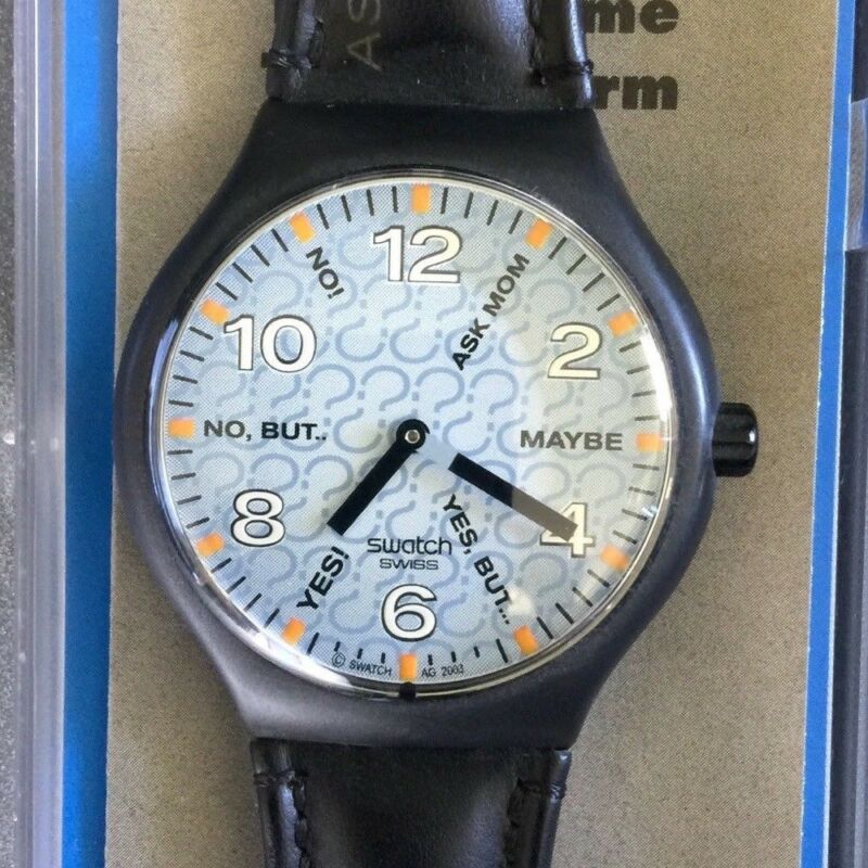 NOS New Swatch Touch Ask Your Swatch STGB100 Watch Vintage