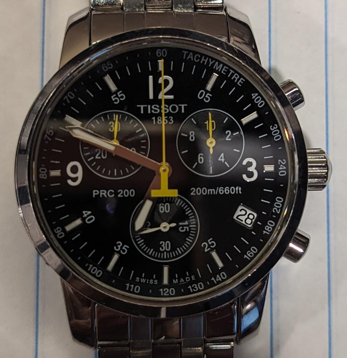 WTS Tissot PRC 200 Chronograph WatchCharts Marketplace