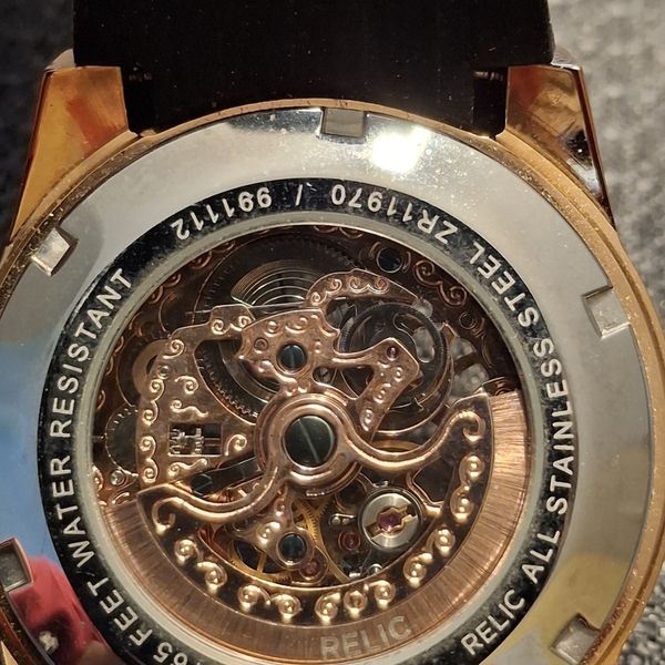 Relic by Fossil Brennan Men's Automatic Skeleton Watch, model ZR11970 ...