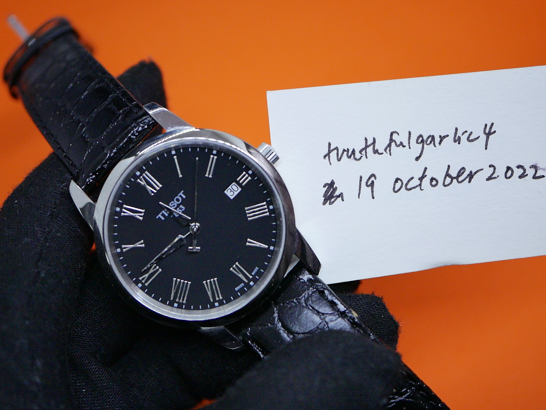 WTS TISSOT Classic Dream Quartz Black Dial Men s 38mm Watch for