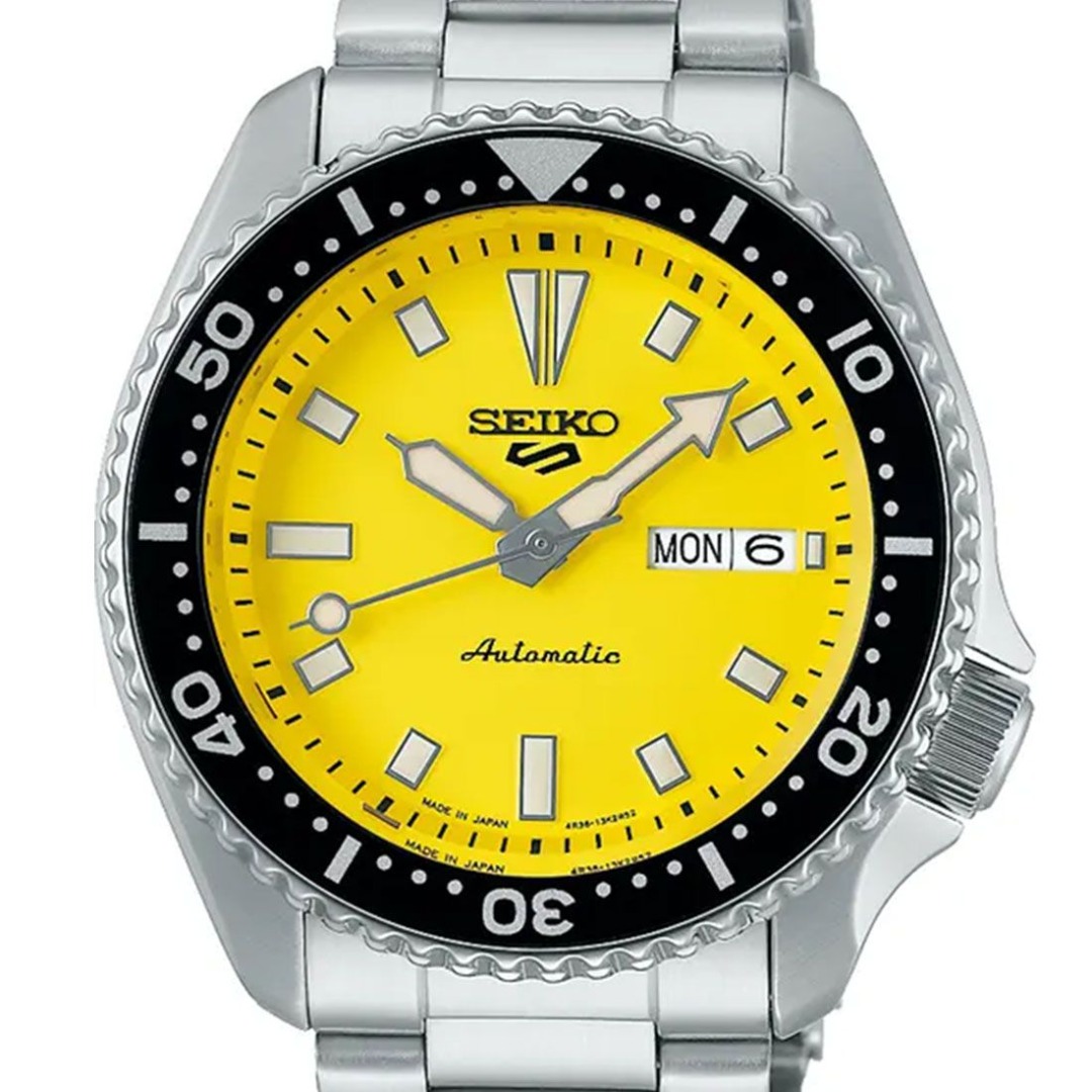 Seiko yellow face watch online