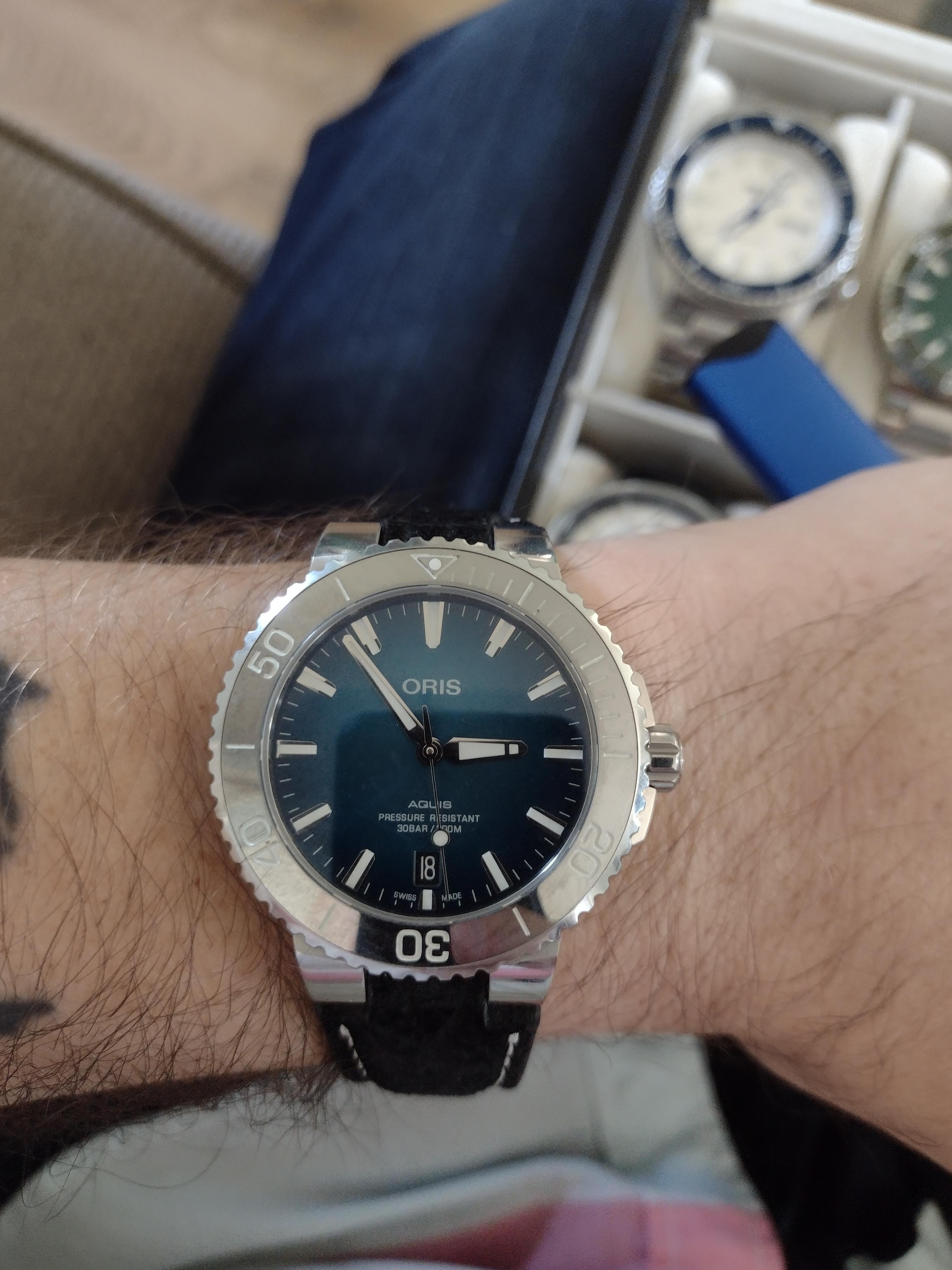 Oris aquis tungsten outlet bezel