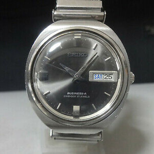 Vintage 1967 SEIKO Automatic watch [BUSINESS-A] 27J 8346-7000 Rare ...