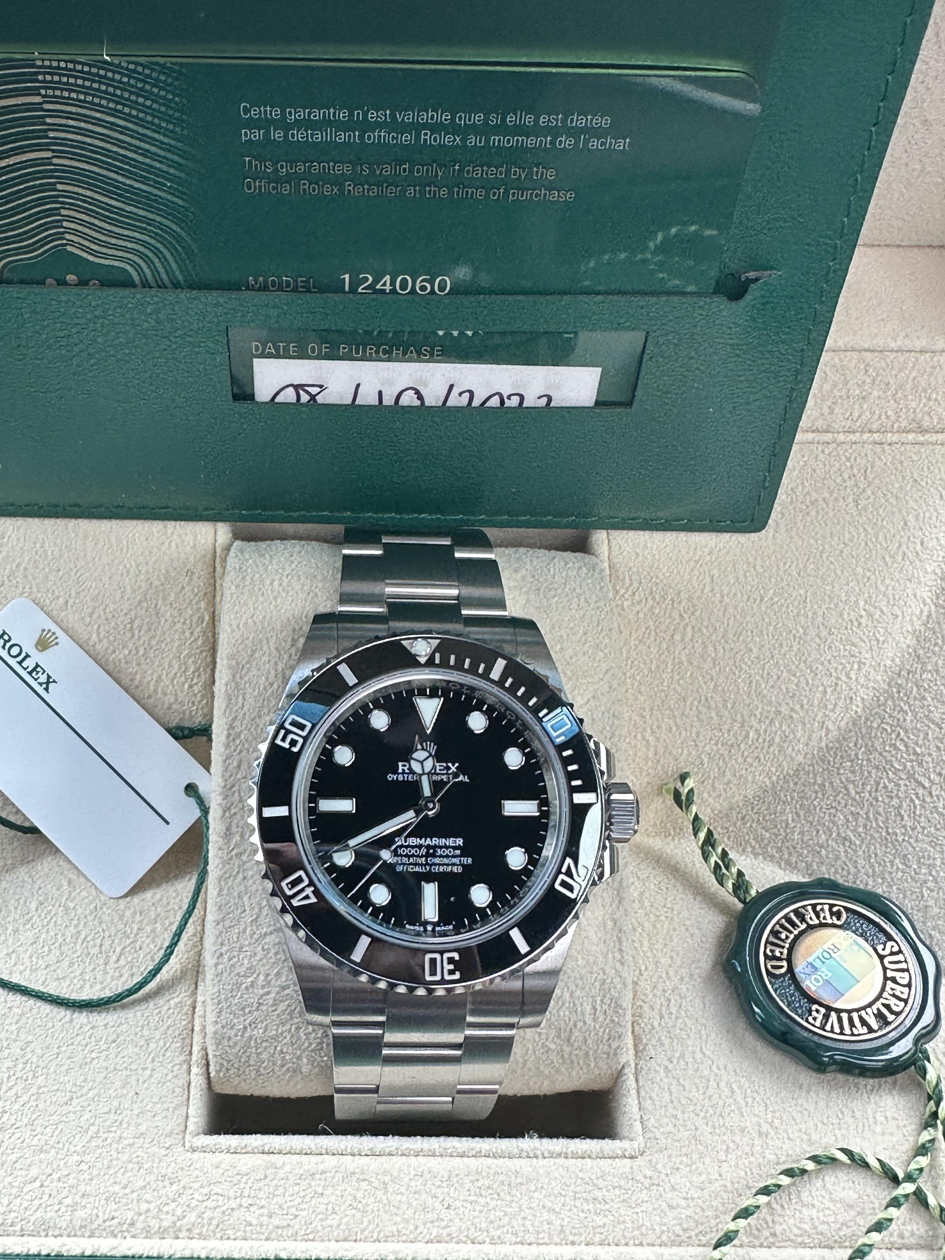 WTS WTT Rolex Submariner 214060 New WatchCharts