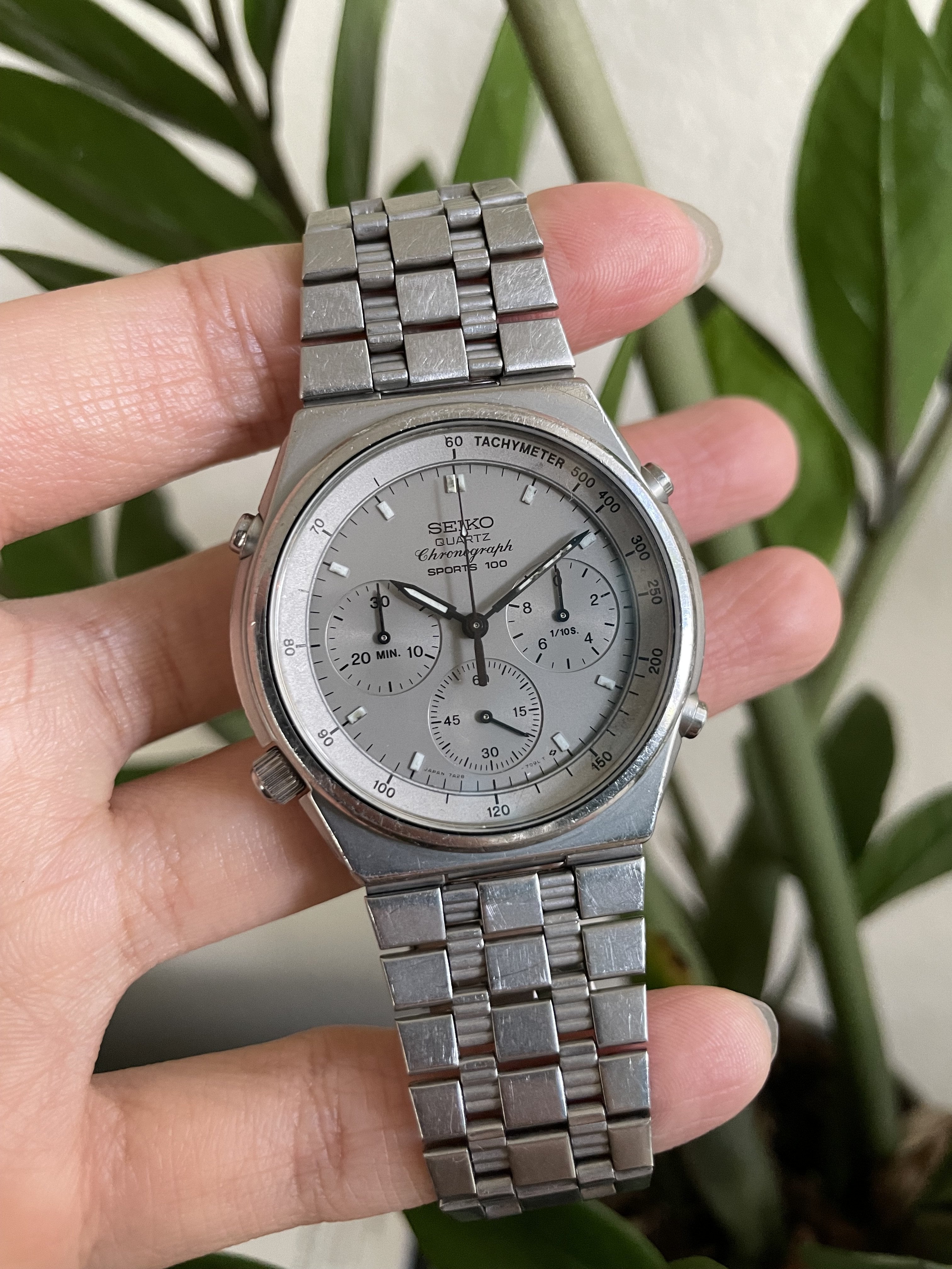 WTS Seiko 7A28 7079 Chronograph Grey Ghost from May 1983