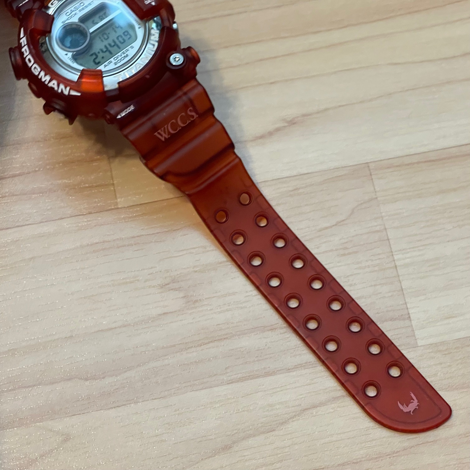 WTS] Casio G-Shock DW-8201WC-7T WCCS Frogman Red Jelly Skeleton