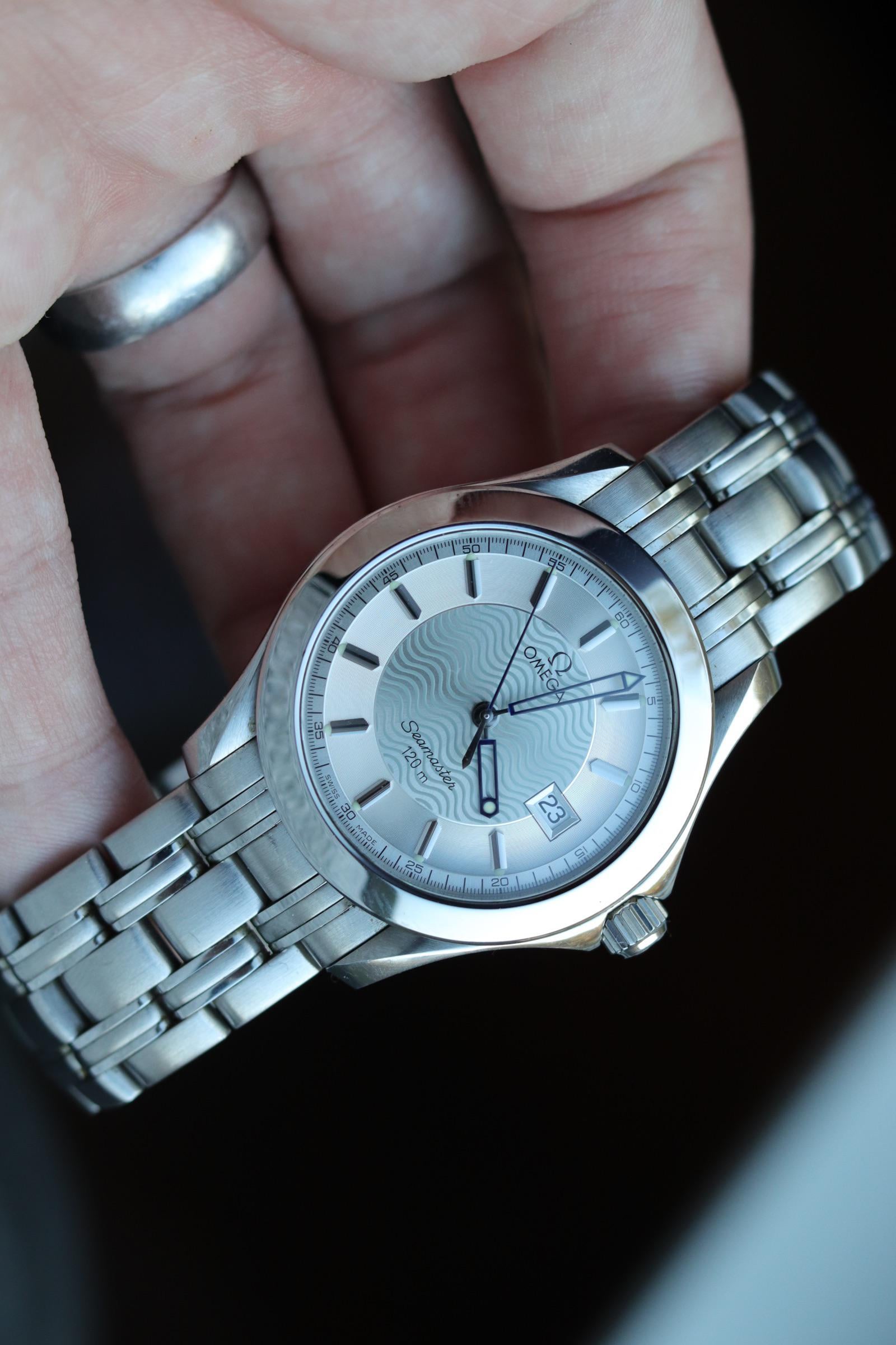 OMEGAシーマスター120M/シルバー