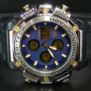 Working Seiko Alba Hyper-Tech 1/1000 Chronograph Ana Digi