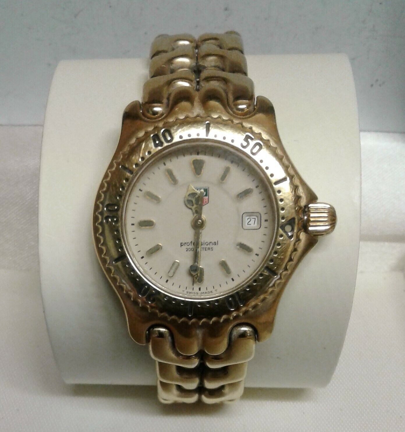 TAG HEUER PROFESSIONAL 200m GOLD PLATED QUARTZ WOMEN S WATCH WG