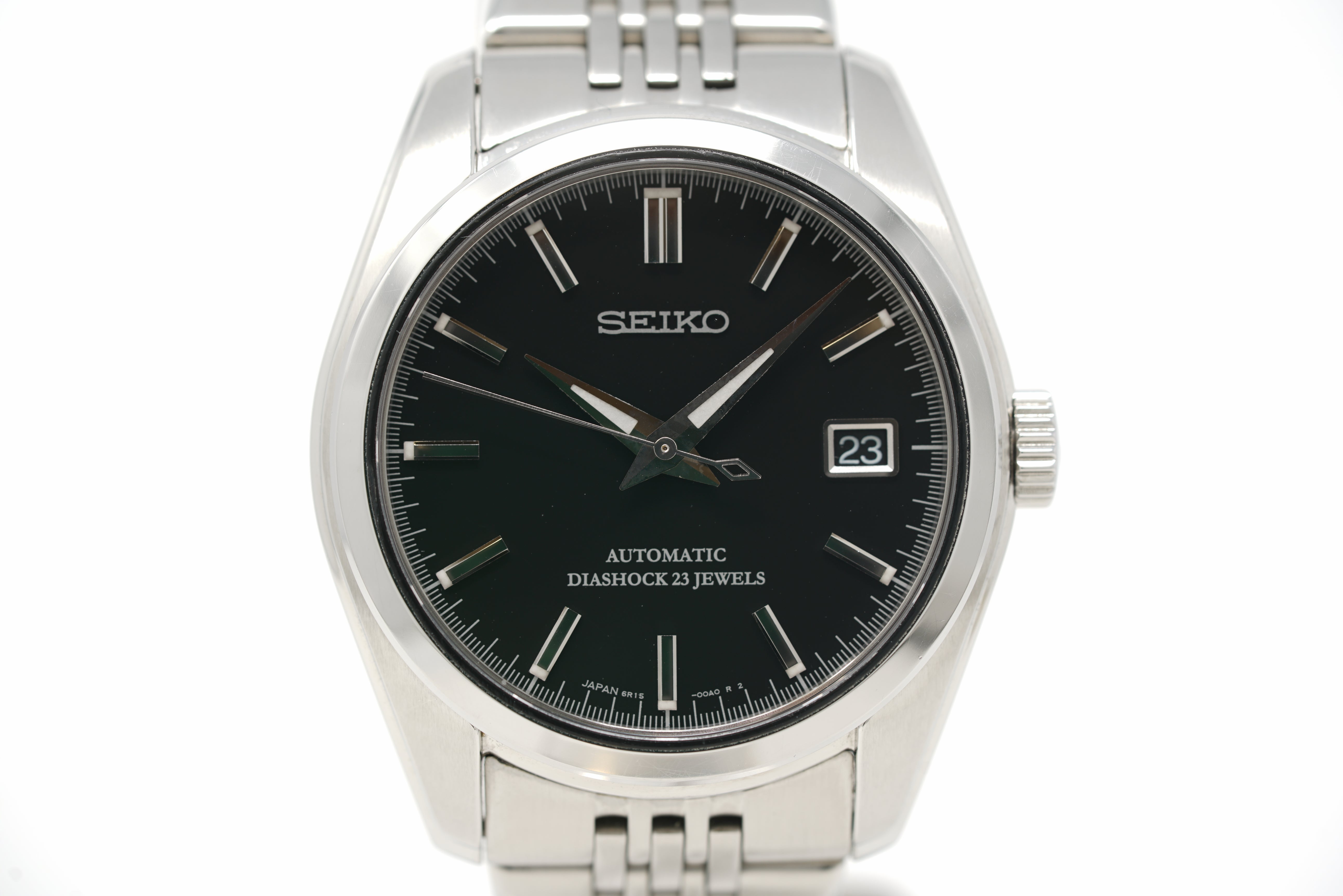 Montre Seiko Spirit SCVS003 Automatique - Boîtier Acier 38mm - Cadran Noir - Occasion