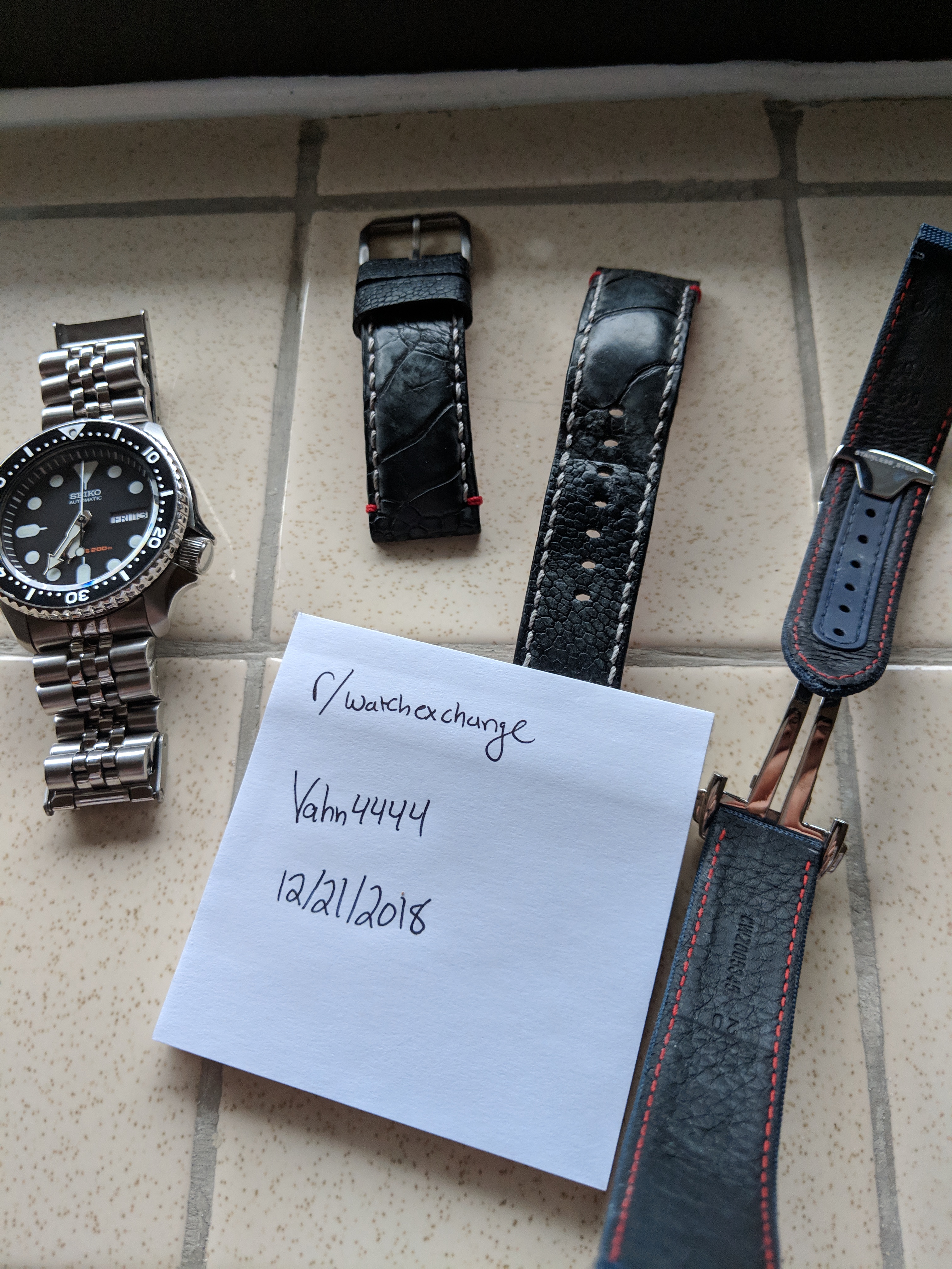[WTS] Seiko SKX 007, Aaron Bespoke Combat Straps, 20mm Omega Cordura