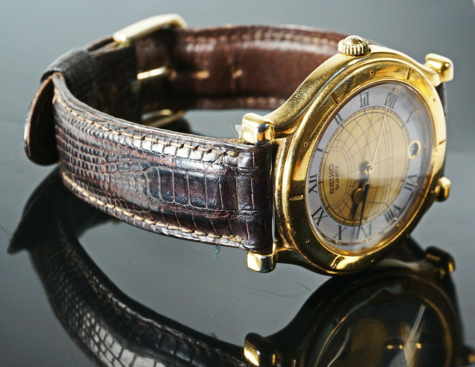 ヴィンテージ SEIKO 5Y22-6050 冒険の時代 1989年製 Men's Vintage 1989 Watch SEIKO 