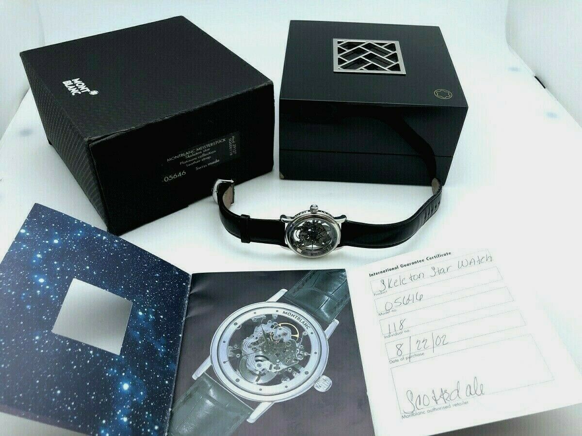 MONTBLANC Meisterstück Skeleton Star 05646 Watch Limited
