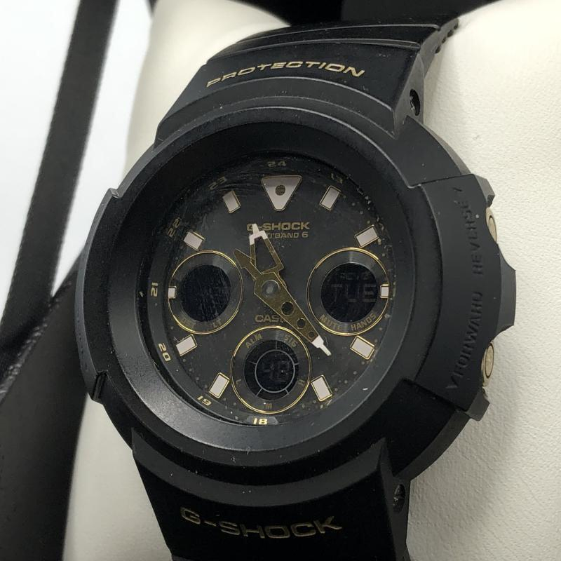 Used] CASIO G-SHOCK AWG-M510SBG Black Gold [240010317557][10