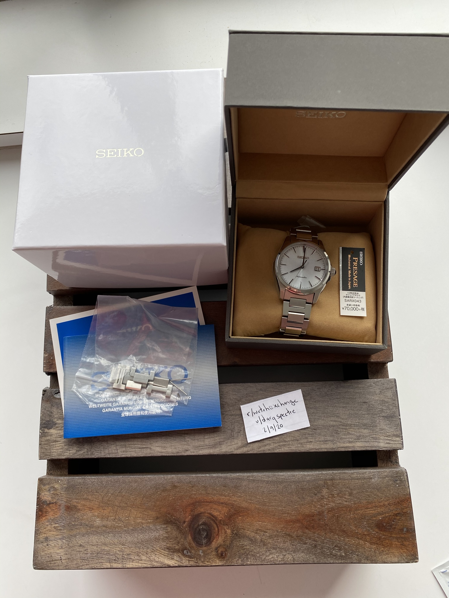 Wts Seiko Sarx043 Watchcharts