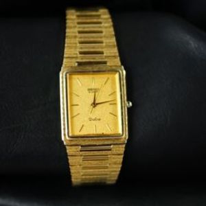 Vintage Seiko Dolce 9531-5040 Gold Quartz Watch