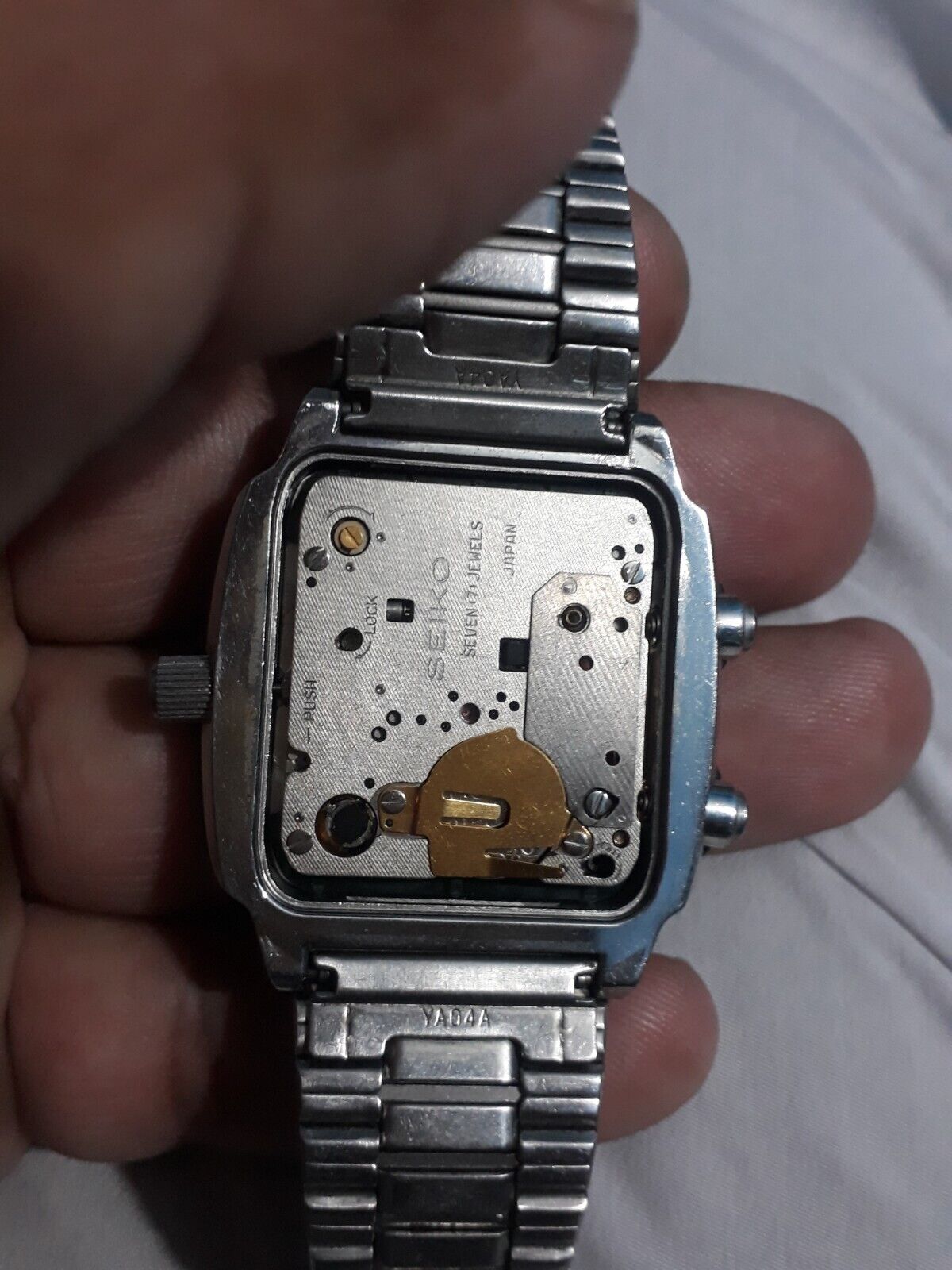Vintage Seiko H357-5120 Silver Wave James Bond Ana Digi