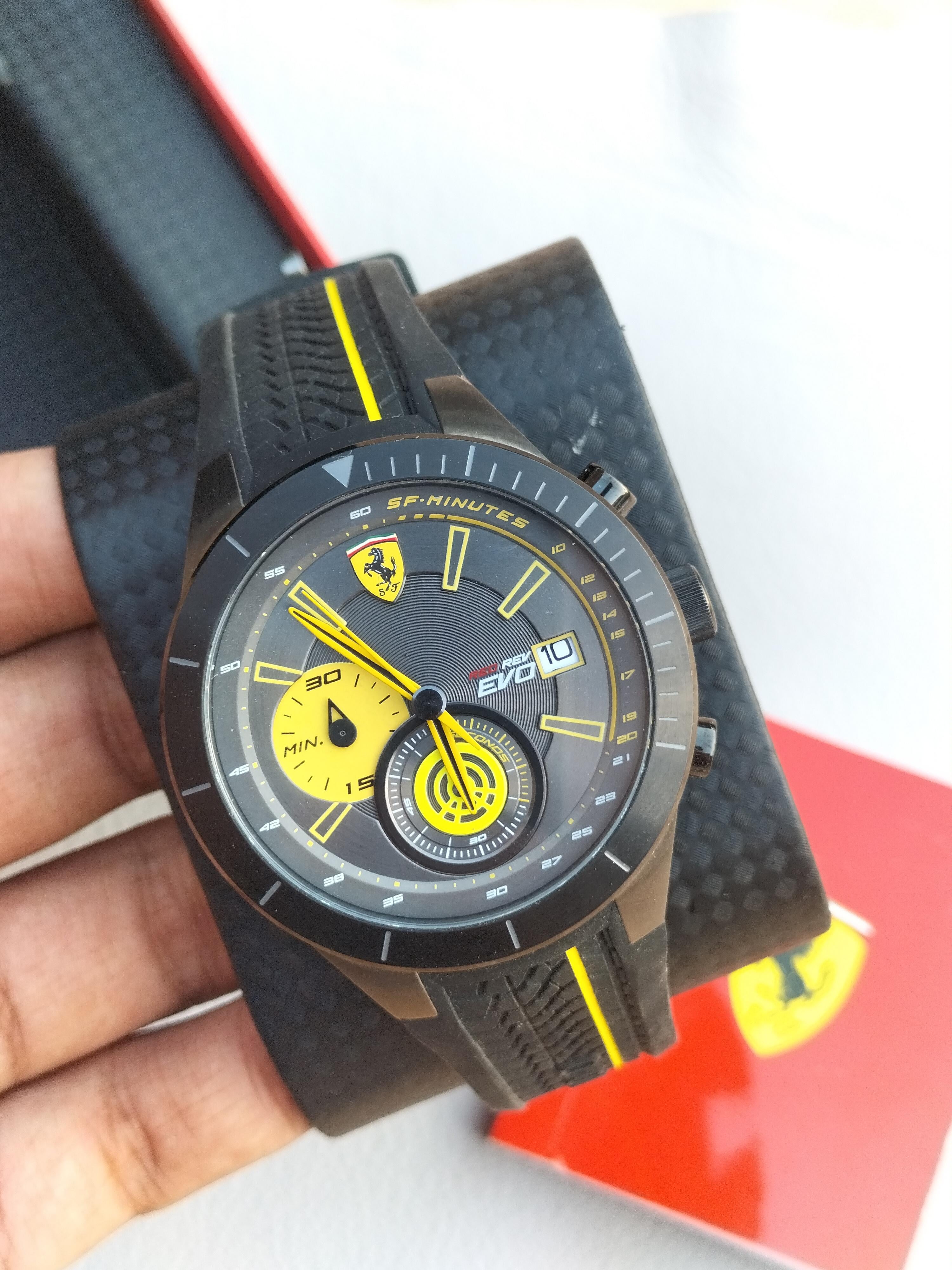 Ferrari red rev evo on sale watch