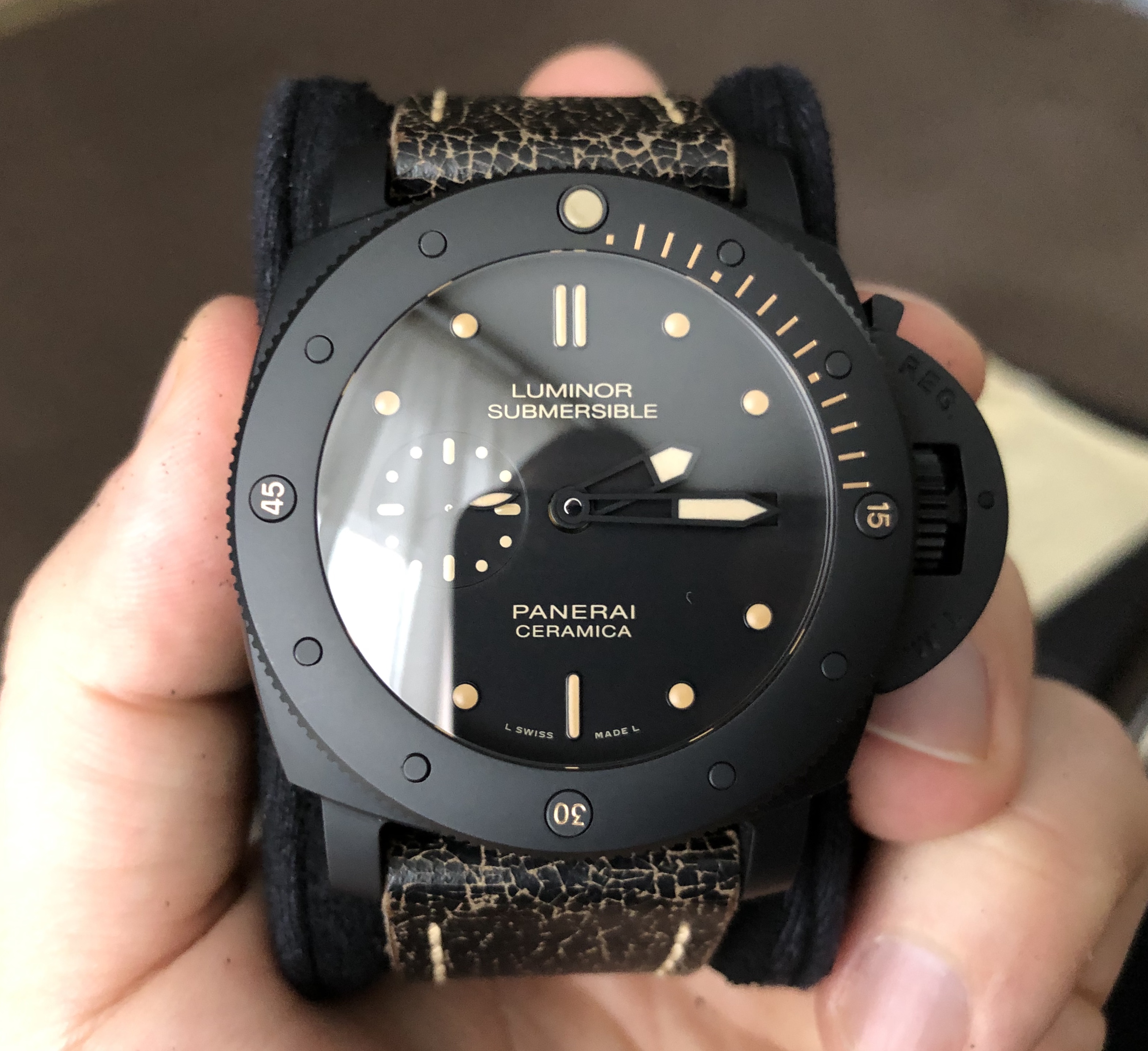 FSOT Panerai PAM 508 Luminor Submersible 1950 3 Days Ceramic