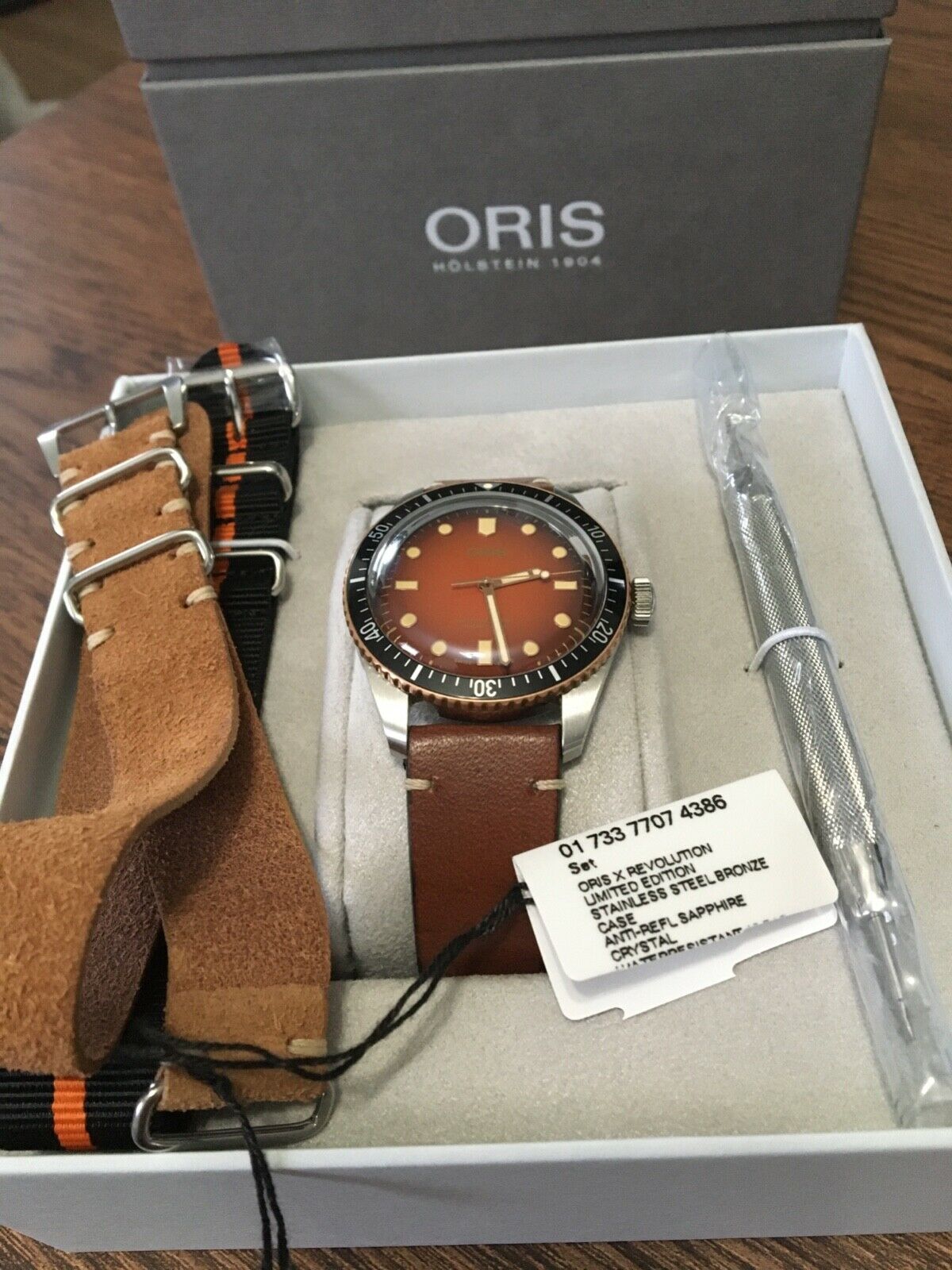 oris diver 65 honey