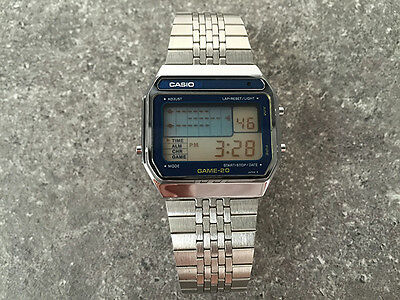 CASIO GM 20 GAME Rare BLUE EDITION NOS! VINTAGE