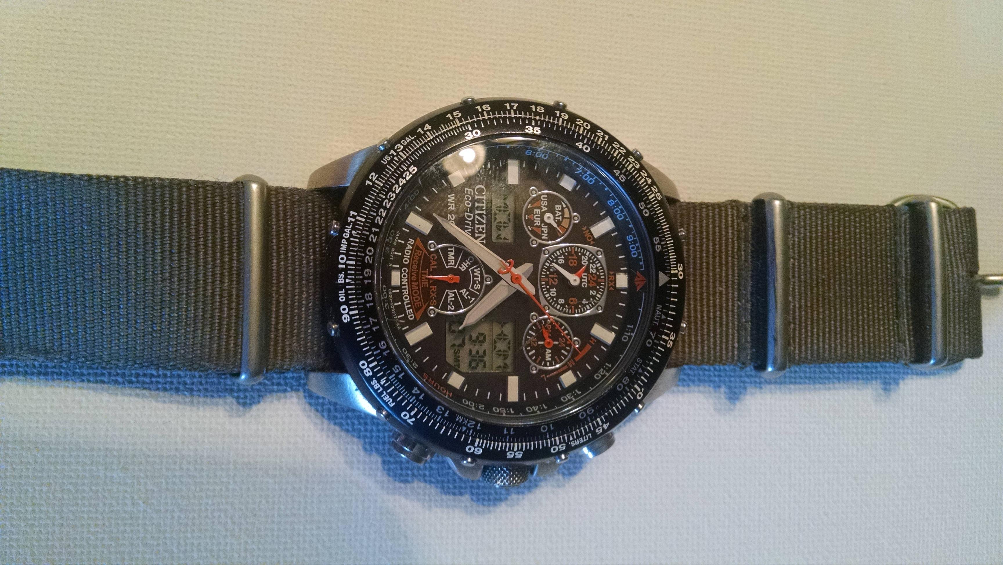 Fs Citizen Skyhawk At Eco Drive Stainless Steel Watch Jy0000 53e Watchcharts 6101