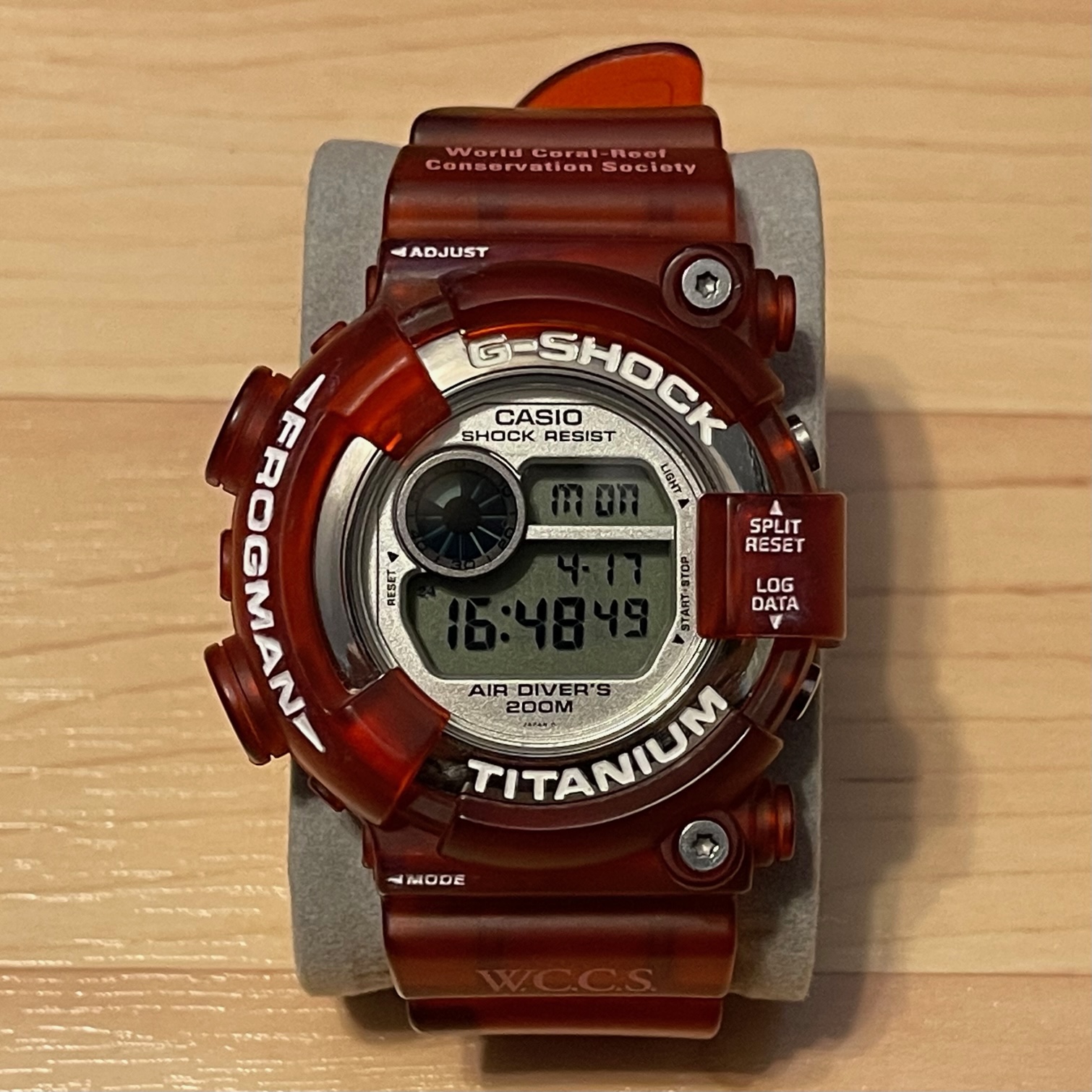 WTS] Casio G-Shock DW-8201WC-7T WCCS Frogman Red Jelly Skeleton 