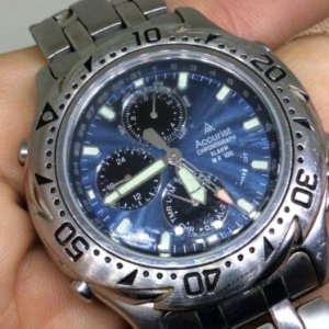 Accurist chronograph alarm wr100 online