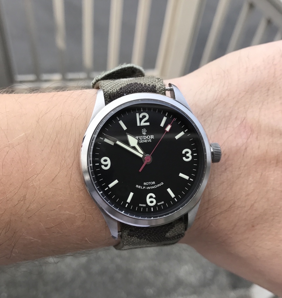 FS TUDOR HERITAGE RANGER Full Set W Bracelet Camo Strap 79910 41MM WatchCharts Marketplace