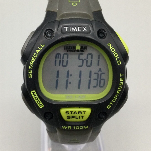 Timex Ironman Triathlon Watch Unisex 36mm Digital Analog Indiglo Day ...