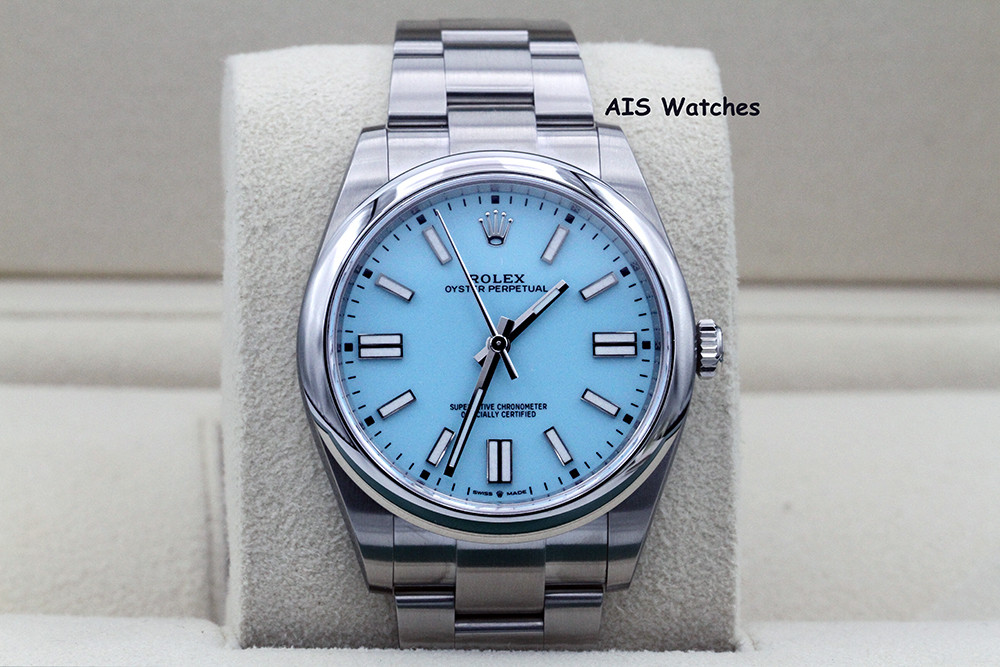 Rolex best sale 124300 turquoise