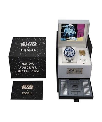 Fossil Star Wars collaboration Wrist Watch R2-D2 LE1169SET Silver