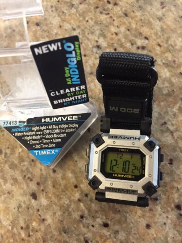 BRAND NEW collectable Timex Humvee Men's digital indiglo