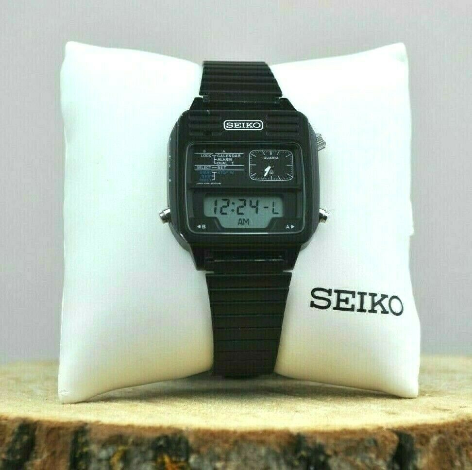 Seiko Vintage Digital Analog Black Watch H239-5060 A3 Rare Retro H239 W/  Manual | WatchCharts