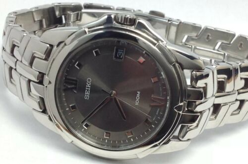 SEIKO 7N42 0AM0 MENS QUARTZ WATCH WITH DATE FUNCTION ORIGINAL