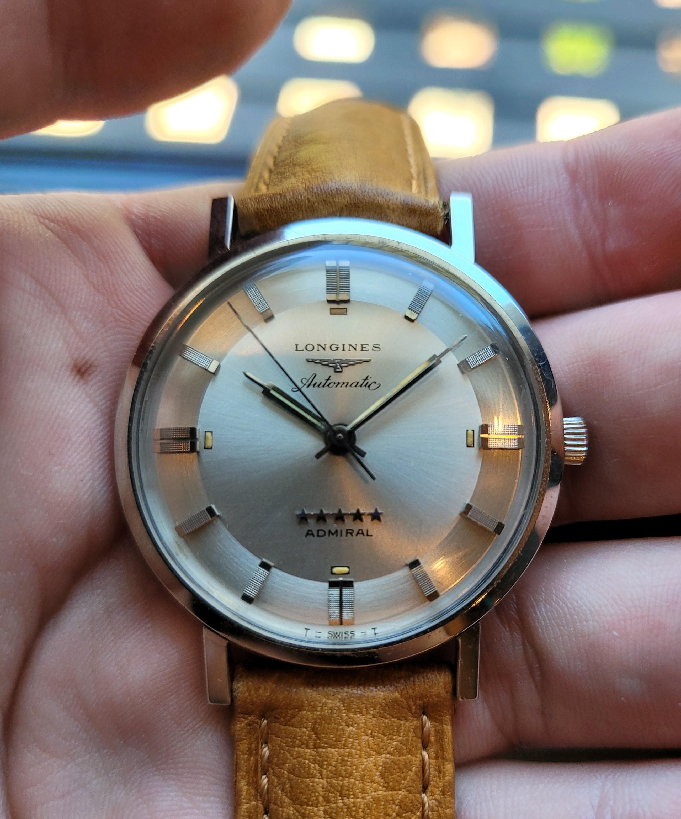 WTS Longines 5 Star Admiral Perfect Pie Pan Dial Serviced