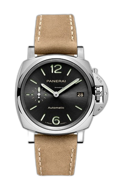 Panerai luminor hotsell due acciaio 38mm