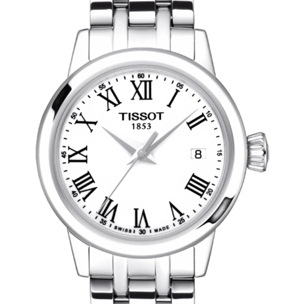 Tissot Classic Dream Lady Stainless Steel Watch For Women - T129.210.11.013.00