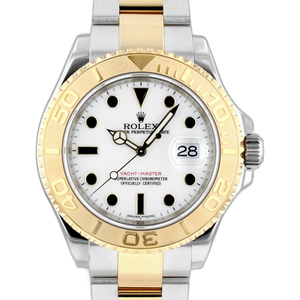 Rolex Yacht-Master 18k two tone ref 16623 MOP Ruby dial Mother of