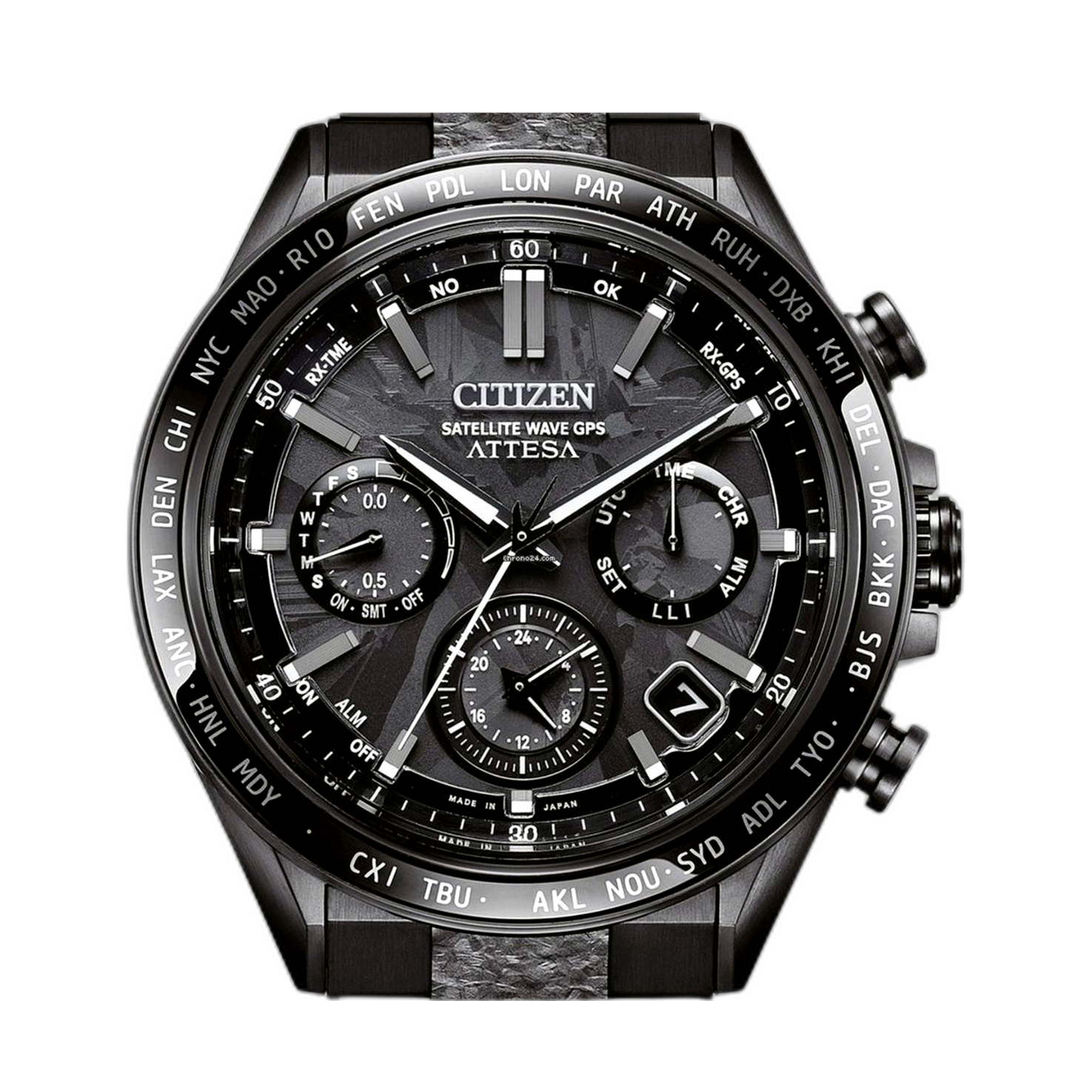 Citizen Satellite Wave Attesa Eco-Drive CC4067-66E Price as of