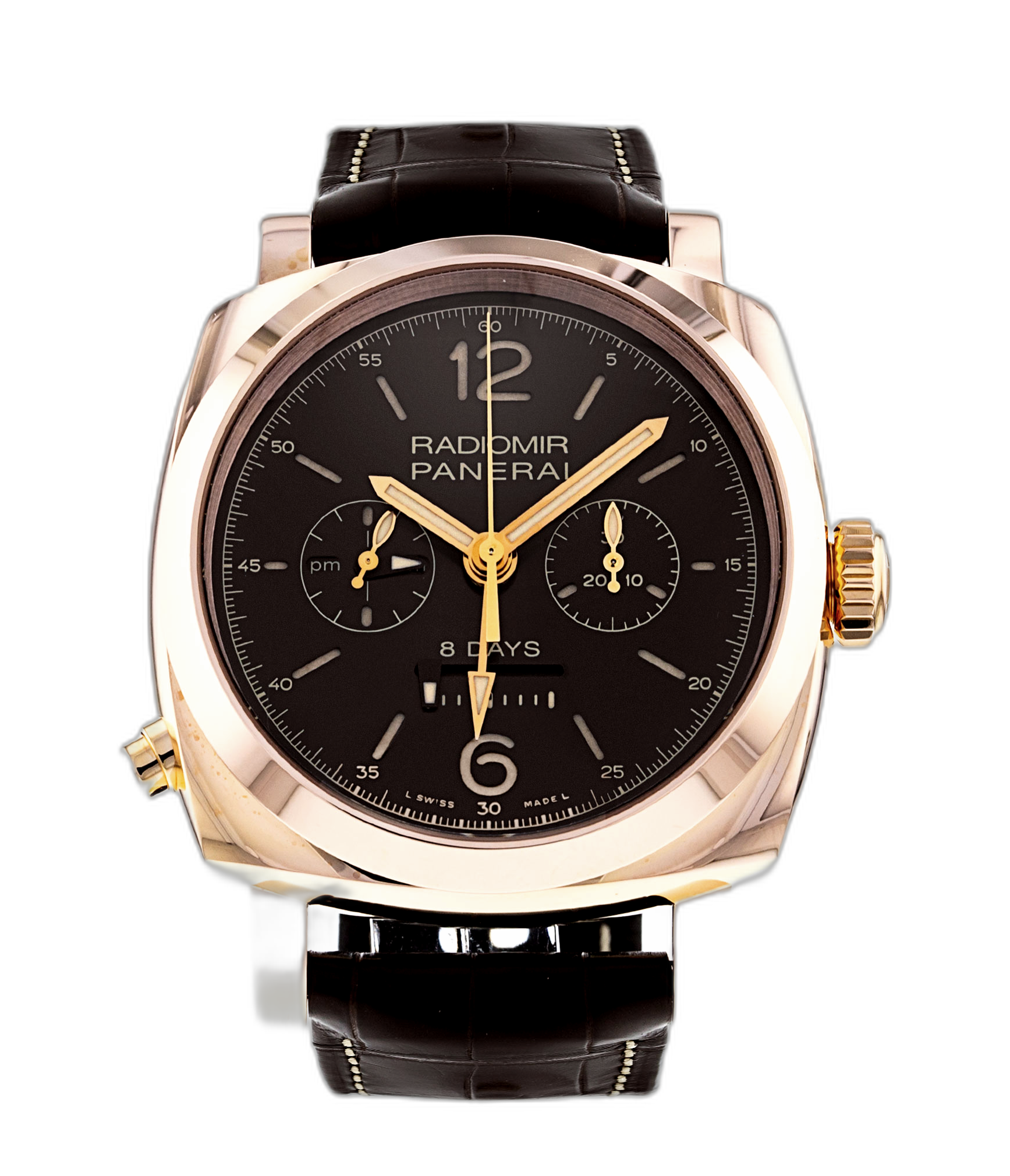 Panerai Radiomir 1940 Chrono Monopulsante Left Handed 8 Days Oro