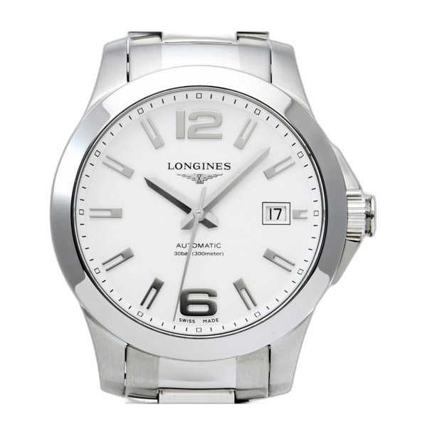 Longines Conquest 39 Automatic White L3.676.4.16 Price Guide