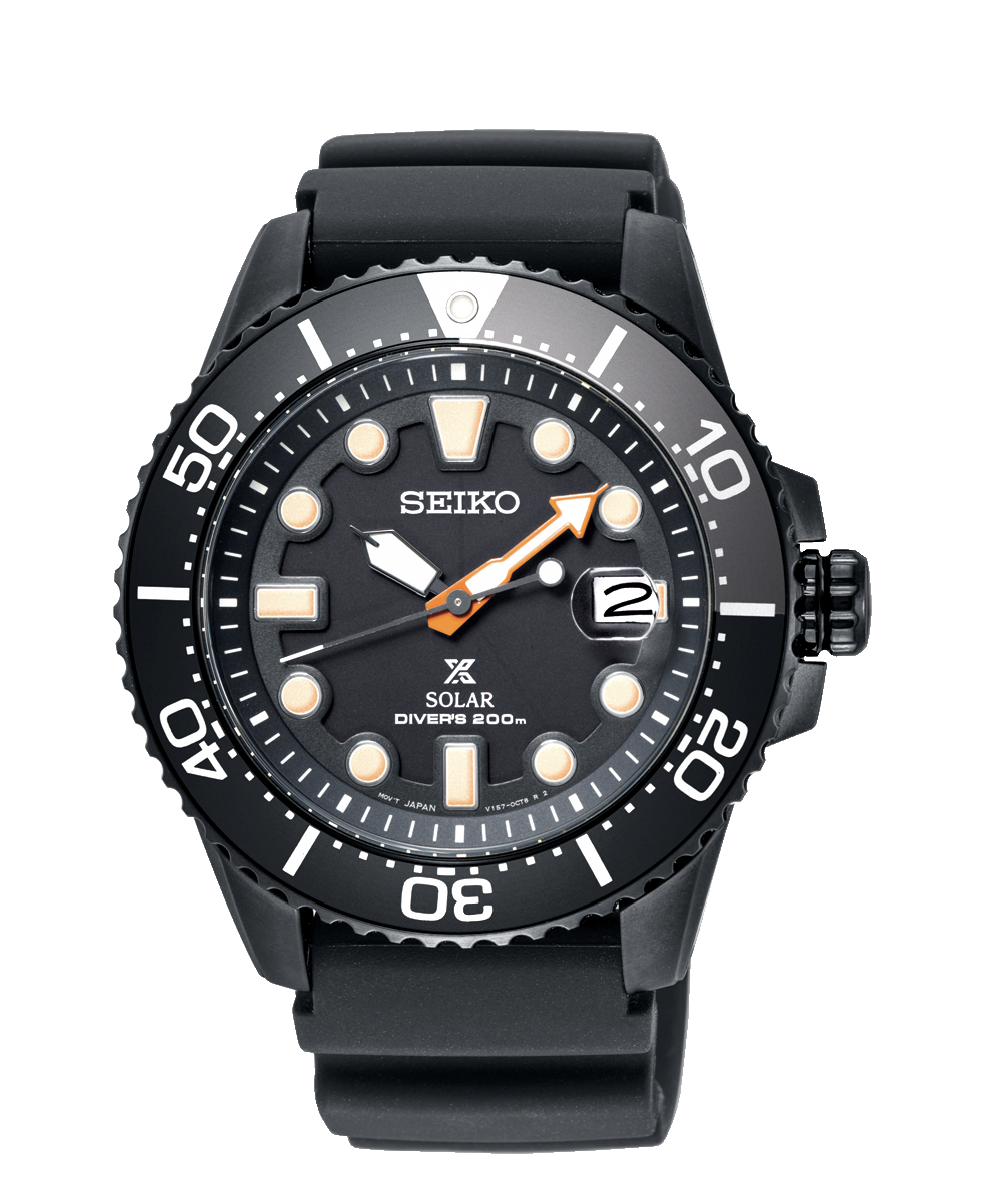 Seiko prospex outlet black series solar