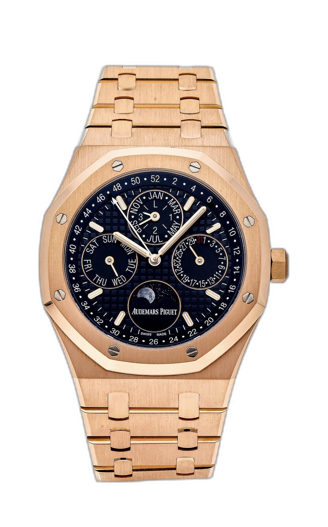 Royal oak perpetual on sale calendar rose gold