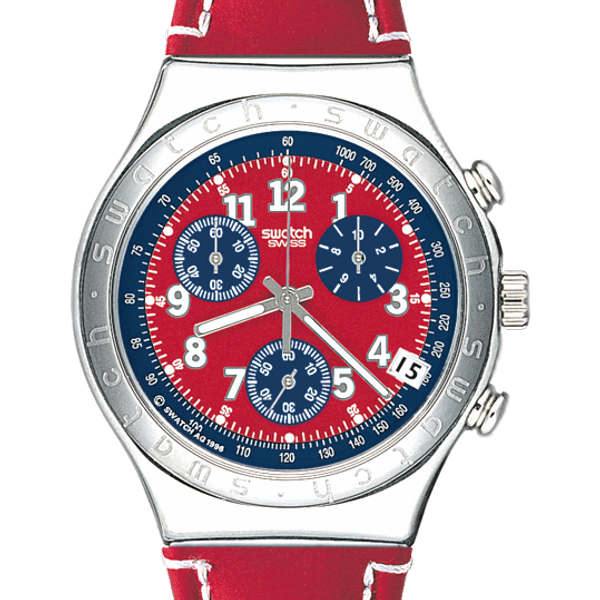 Swatch Secret Agent Red YCS405D Price as of June 2026 | WatchCharts