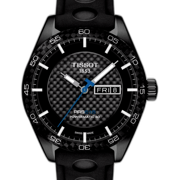 Tissot PRS 516 Orologio Automatico Da Uomo Con Cinturino Nero, Design Sportivo E Moderno